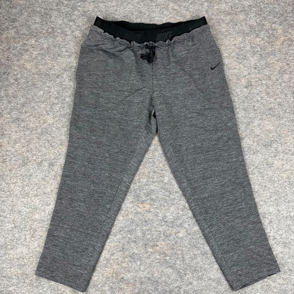 Nike Dri Fit Cool Touch Dance Crop Cropped Leggings 704797-032 Gray Womens XS